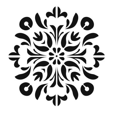 Beyaz arkaplanda siyah ve beyaz desenli çiçek desenleri var.