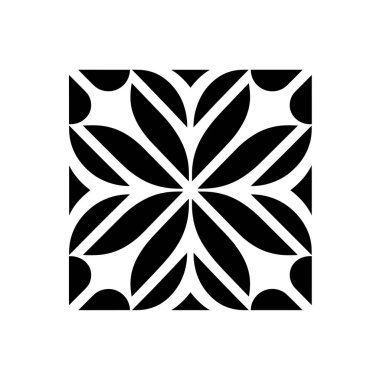 Simetrik bir çiçek şekli, kare içinde tekrarlanan yaprak ya da taç yaprakları ile oluşur..