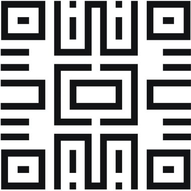 Kareler ve dikdörtgenler kullanarak siyah ve beyaz geometrik desen