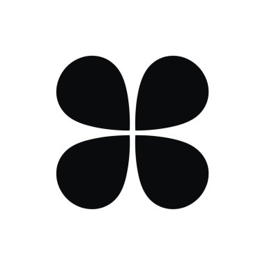 Simetrik yonca benzeri bir şekil oluşturan dört koyu taç yaprağı.