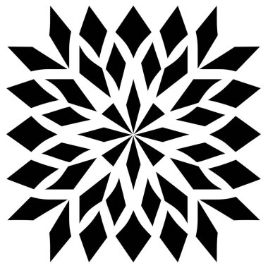 Bir simetrik tasarım gösterilir.