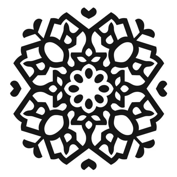 Tekrarlayan çiçek desenli siyah beyaz grafik tasarımı