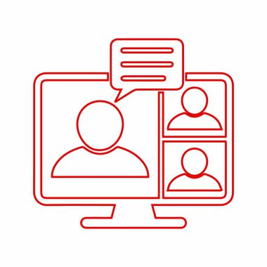 Birden fazla katılımcıyla çevrimiçi video konferansı