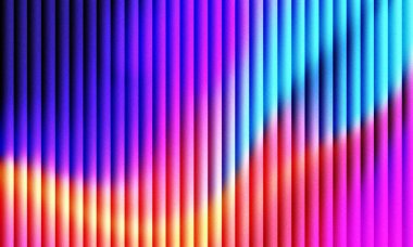 Canlı dikey çizgili renk gradyanı soyut doku, modern dijital arkaplan sanatı