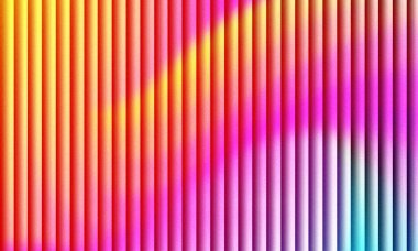 Renkli pürüzsüz eğimli spektrum akışına sahip canlı soyut dikey çizgiler