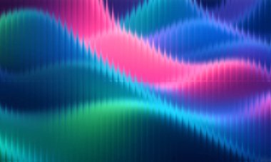 Değişik bir doku etkisine sahip mavi ve beyaz çizgilerin aktığı dinamik soyut arkaplan.