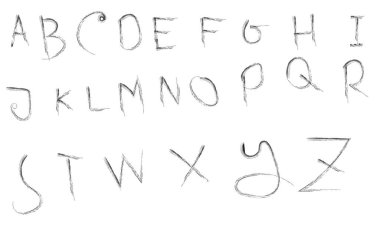 Çeşitli duygu ve tepkileri gösteren el çizimi emoji seti