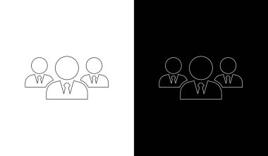 Sağlık ve sağlık tasarımı projeleri için diş fırçası ve diş fırçasıyla aile içi diş temizliğini tasvir eden minimalist vektör simgeleri