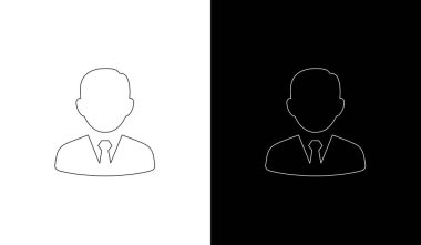 Açık ve koyu renk kiplerinde temiz ve modern kullanıcı profili simgeleri, uygulamalar, web siteleri ve UI tasarım projeleri için idealdir.