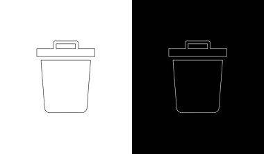 Markalaşma, uygulamalar ve dijital tasarım projeleri için ideal iki boş bardağın temiz ve modern minimalist simgesi.