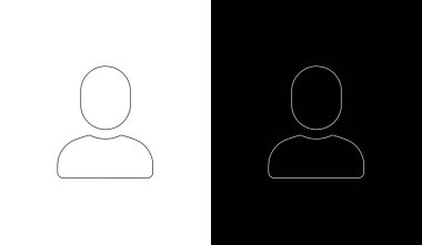 Bağlantıyı veya diyaloğu temsil eden temiz ve modern vektör tarzı siluetler, iş, iletişim ve tasarım projeleri için idealdir.