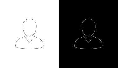 Uygulamalar, web siteleri ve dijital arayüzler için kimlik veya hesap seçimini temsil eden temiz ve modern kullanıcı profili simgeleri.