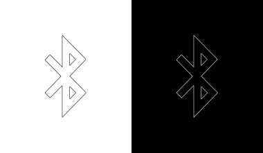 Temiz ve modern pusula gül ikonu yönü, navigasyonu ve dijital ve yazdırma projeleri için rehberliği sembolize eder.