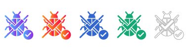 Tech Support Bug Resolution Icons vol 40742