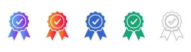 Ödül Kaliteli Rozet Simgesi Set vol 8650
