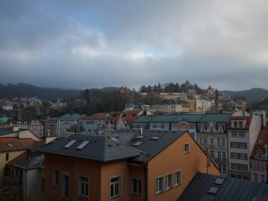 Çek Cumhuriyeti 'nin Karlovy Vary Tarihsel Spa Tatil Köyü
