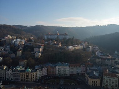 Çek Cumhuriyeti 'nin Karlovy Vary Tarihsel Spa Tatil Köyü