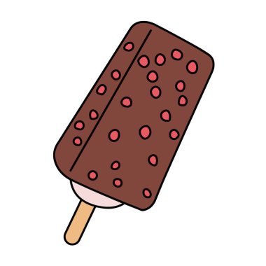 çizgi film doodle dondurma