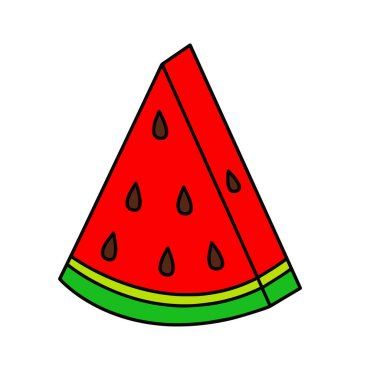 vektör karpuz dilimi