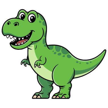 Beyaz arka planda yumurta izole vektör illüstrasyonundan doğan bebek dinozor.