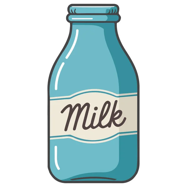 Taze süt ürünleri etiketli klasik süt kutusu