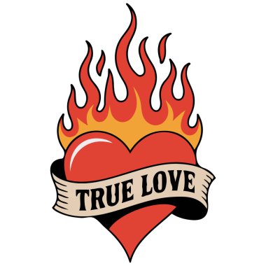 Valentine dikenli kalp izole vektör çizimi