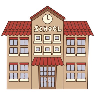 konsept okulu eğitim sağlar izole vektör illüstrasyonunu inşa eder