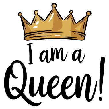 Beyaz arkaplanda altın taç izole edilmiş vektör çizimi