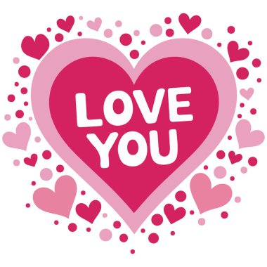 Sevgililer günü kalpleri arka plan vektörü izole edilmiş beyaz arkaplan