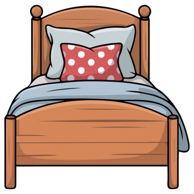 Yastıklı rahat ahşap yatak mobilya taşıyıcısı