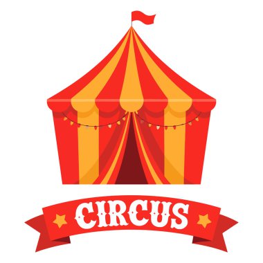 Düz Tasarımda Sirk Çadırı