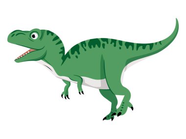 Mean Tyrannosaurus Rex T-Rex Dinozor Çizgi Filmi