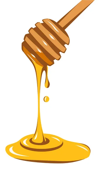 Dipper ve Bal Düz Tasarım Gradyan Yok