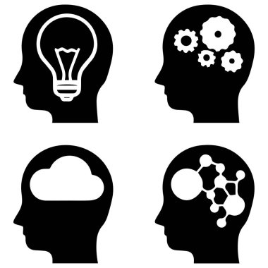 AI yapay zeka Icon set