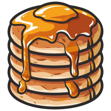 Yumuşak Krepler Klasik Kahvaltı Lezzeti