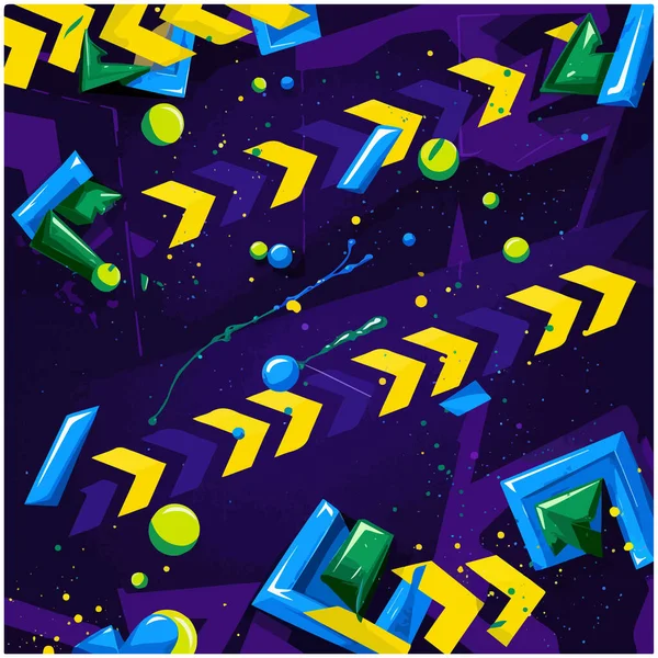 Parlak ve Renkli Geometrik Noktalar Kusursuz Desen