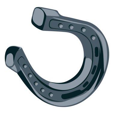 Vahşi Batı Tarzı Çizgi Film At nalı Tasarımı