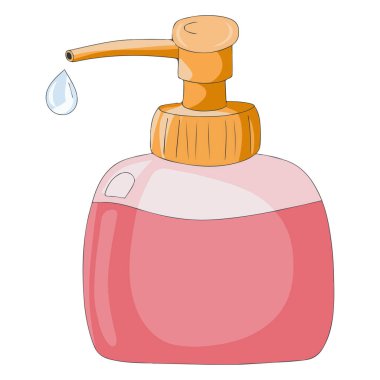 El sabunu ikonu karikatür vektör çizimi