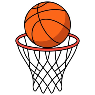 Basketbol skor simgesi vektör sanatı