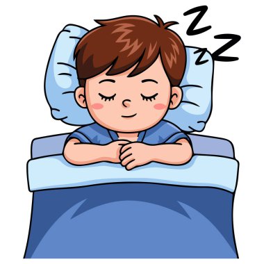 Uyuyan Tasarım Vektörü illüstrasyonu