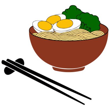 Asya erişte ikonu vektörü