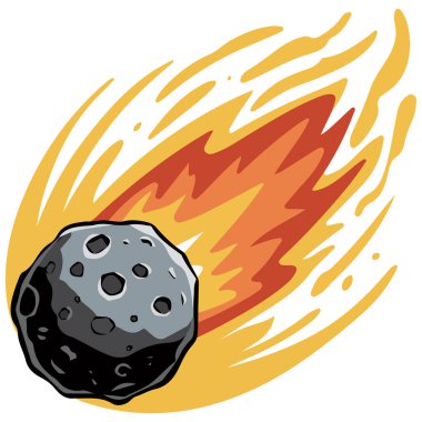 Meteor simgesi uzay vektörü