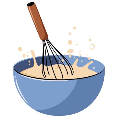 Mutfak çırpma simgesi vektörü