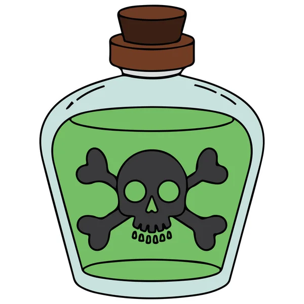 Toxic substance warning icon vector illustration