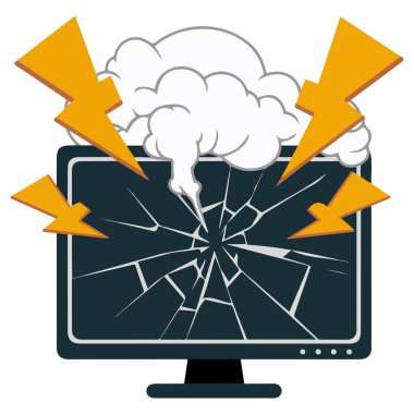 Bozuk TV ekranının tamir edilmesi gerekiyor.