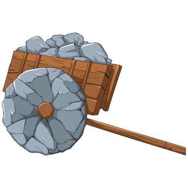 Tahta araba nakliye için.