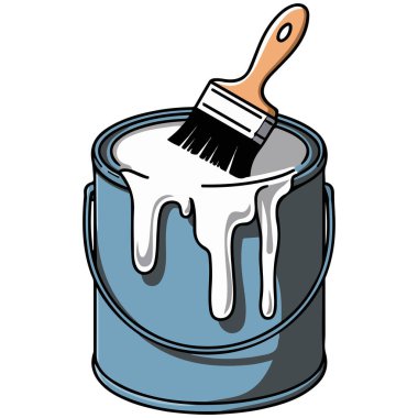 boya fırçası ile yapabilirsiniz