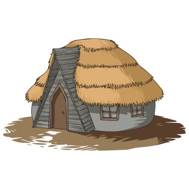 Beyaz arkaplanda izole edilmiş vektör çizimi