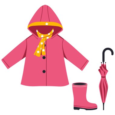 Yağmurluk takımı.