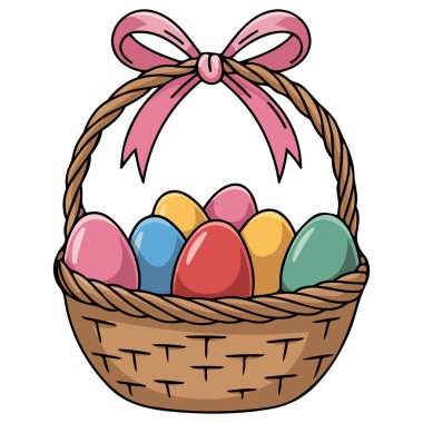 Yumurtalı Paskalya sepeti